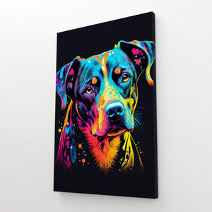 Tableau Chien Pop Art Mignon | TableauDecoModerne®