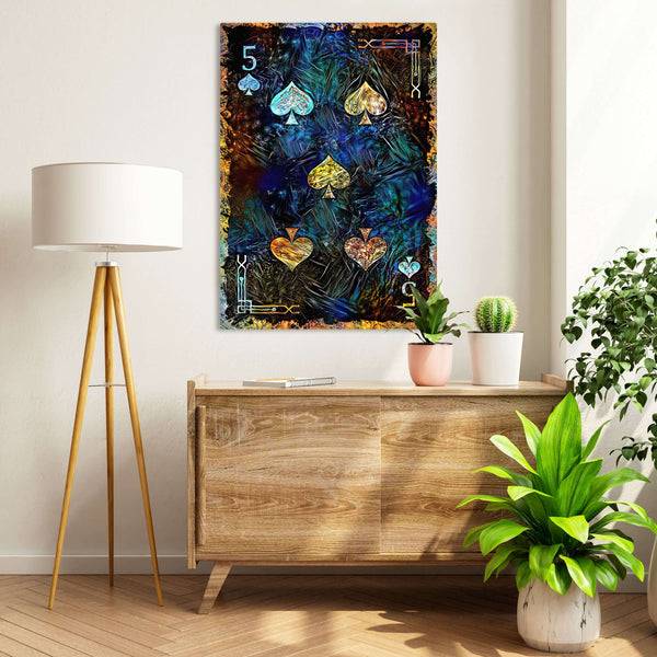 Tableau Cinq de Pique | TableauDecoModerne®