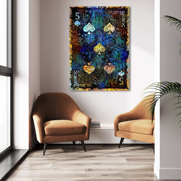 Tableau Cinq de Pique | TableauDecoModerne®
