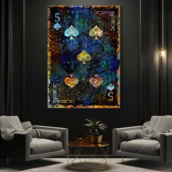 Tableau Cinq de Pique | TableauDecoModerne®