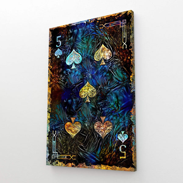 Tableau Cinq de Pique | TableauDecoModerne®