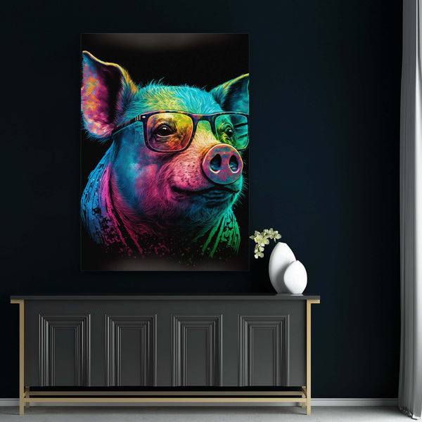 Tableau Cochon Pop Art | TableauDecoModerne®