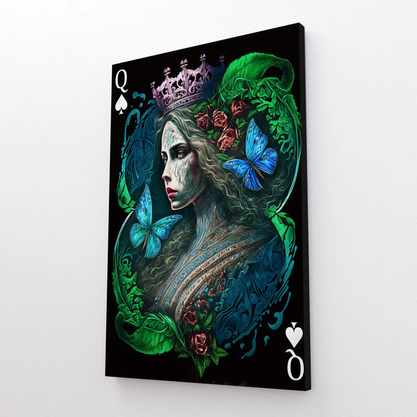 Tableau Dame de Pique Coloré | TableauDecoModerne®