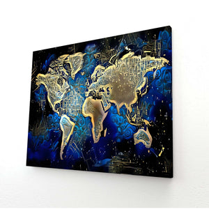 Tableau Deco Carte du Monde | TableauDecoModerne®