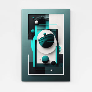 Tableau Design Abstrait Bleu | TableauDecoModerne®