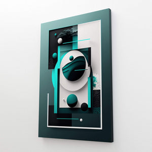 Tableau Design Abstrait Bleu | TableauDecoModerne®
