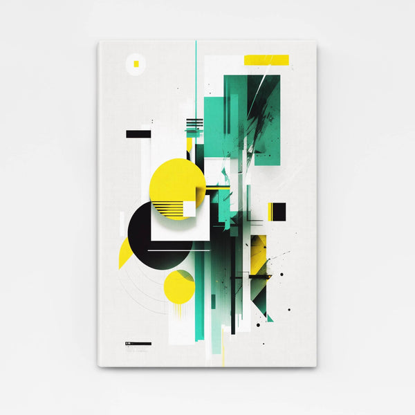 Tableau Design Abstrait Vert | TableauDecoModerne®