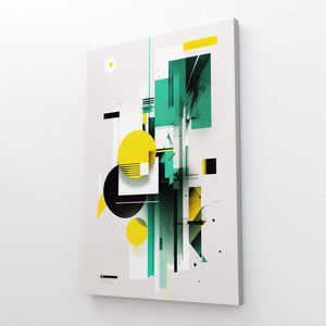 Tableau Design Abstrait Vert | TableauDecoModerne®
