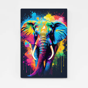 Tableau Elephant Pop Art Cool | TableauDecoModerne®