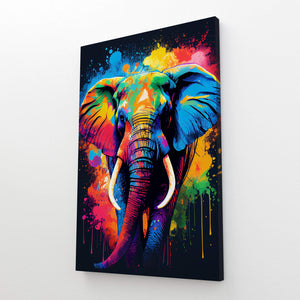 Tableau Elephant Pop Art Cool | TableauDecoModerne®
