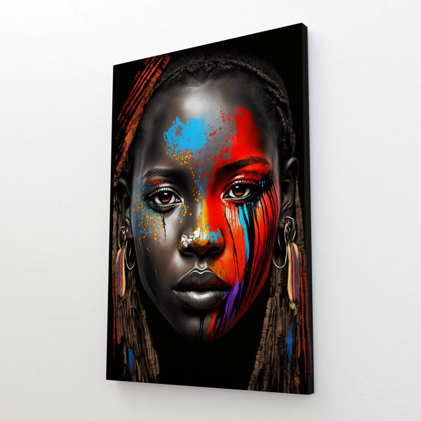 Tableau Femme Africaine Coloré | TableauDecoModerne®