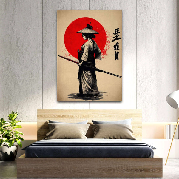 Tableau Femme Samourai | TableauDecoModerne®