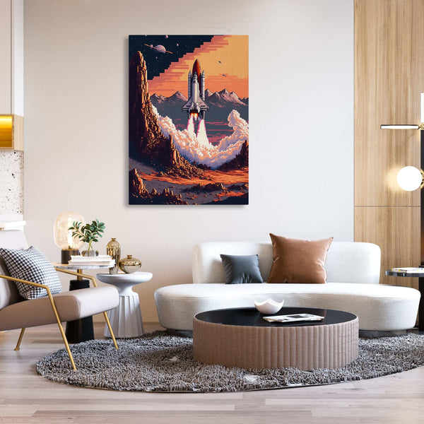 Tableau Fusée Spatiale | TableauDecoModerne®