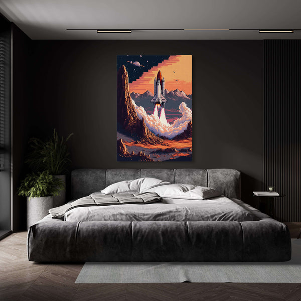 Tableau Fusée Spatiale | TableauDecoModerne®