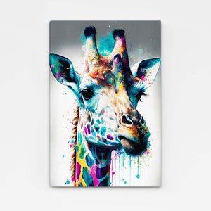 Tableau Girafe Pop Art Moderne | TableauDecoModerne®