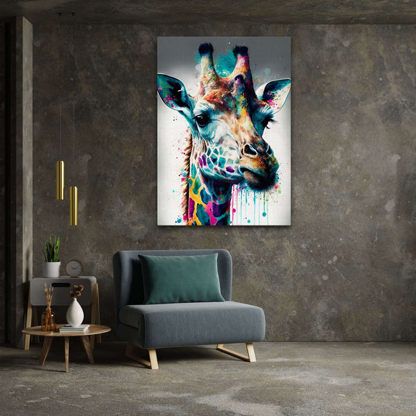 Tableau Girafe Pop Art Moderne | TableauDecoModerne®