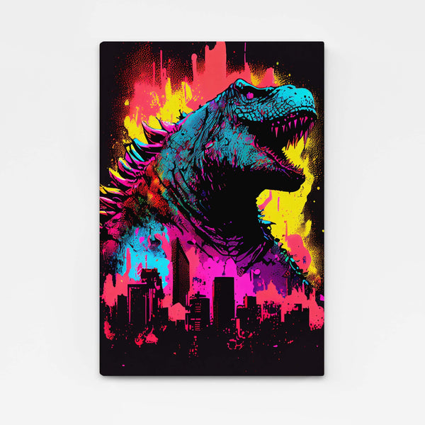 Tableau Godzilla Pop Art | TableauDecoModerne®