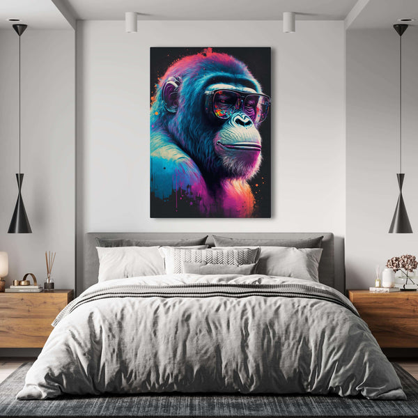 Tableau Gorille Pop Art Cool | TableauDecoModerne®