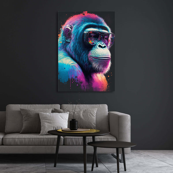 Tableau Gorille Pop Art Cool | TableauDecoModerne®