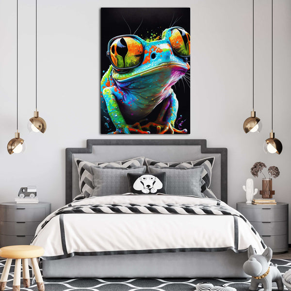 Grenouille Taureau Aicaine Sur Fond Blanc. Photo stock - Image du coloré, grenouille: 245753242