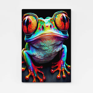 Tableau Grenouille avec Lunette | TableauDecoModerne®