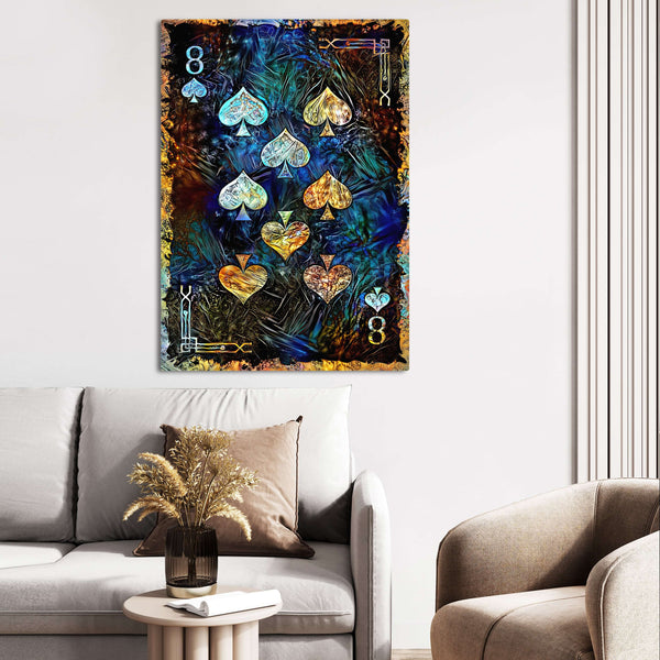 Tableau Huit de Pique | TableauDecoModerne®