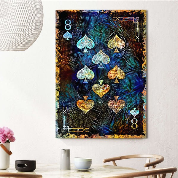 Tableau Huit de Pique | TableauDecoModerne®