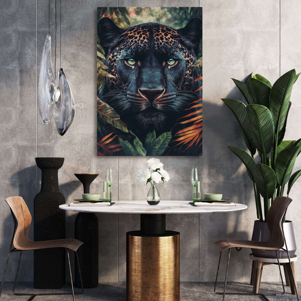 Tableau Jaguar Noir | TableauDecoModerne®