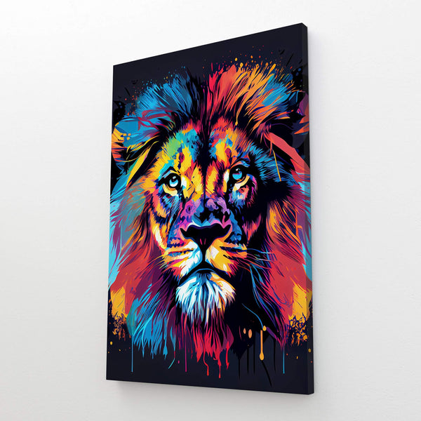 Tableau Lion Pop Art Moderne | TableauDecoModerne®