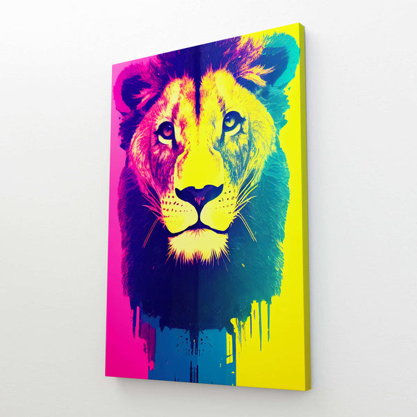 Tableau Lionceau Pop Art | TableauDecoModerne®