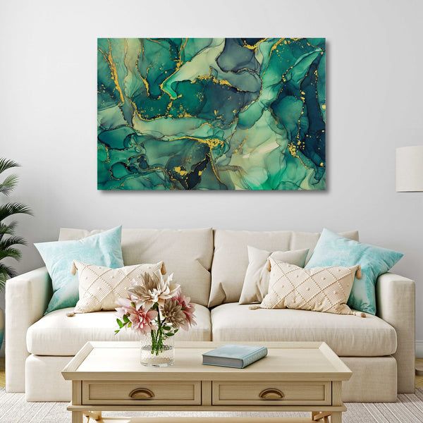 Tableau Moderne Abstrait Vert | TableauDecoModerne®