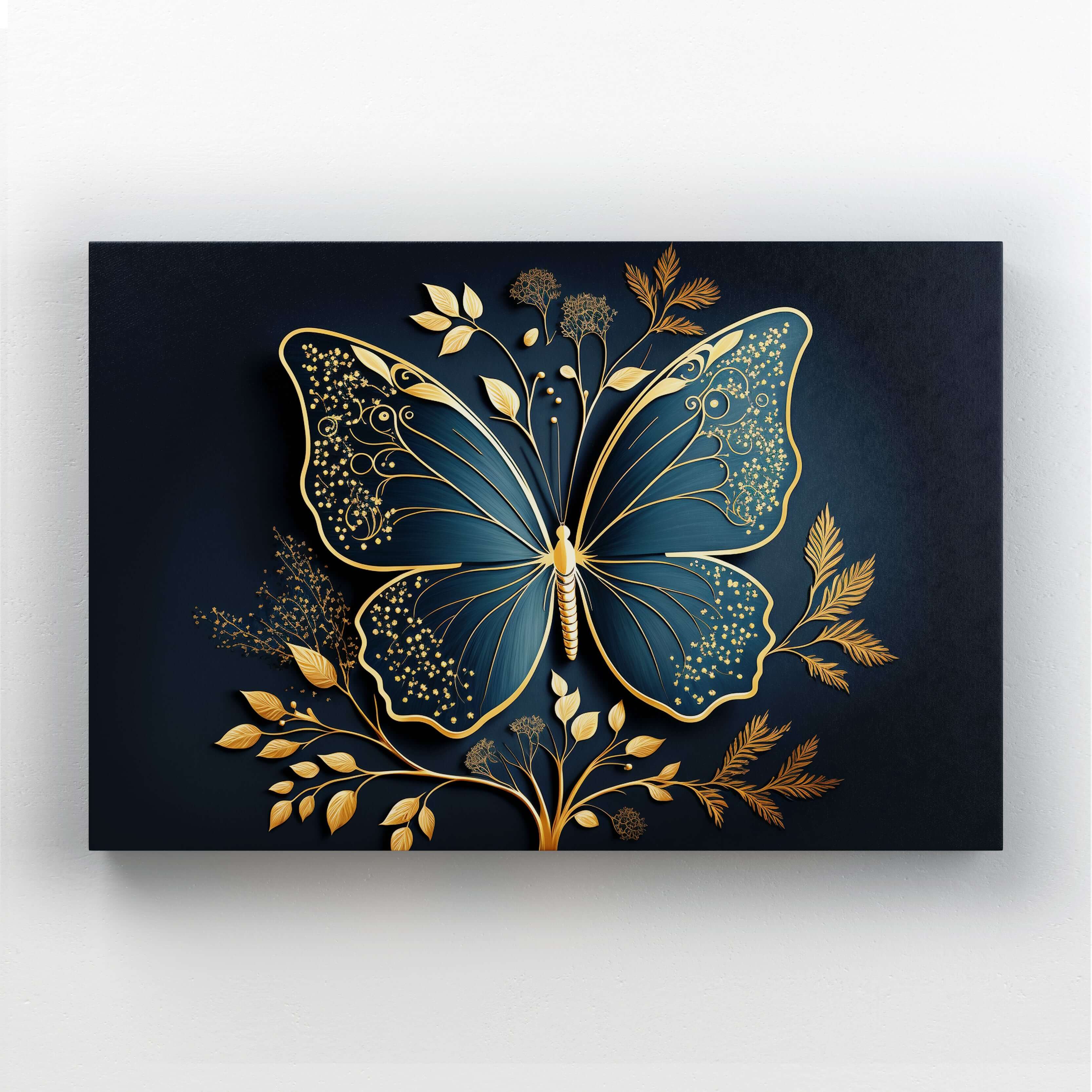 ▷ Tableau décoratif avec papillon style moderne