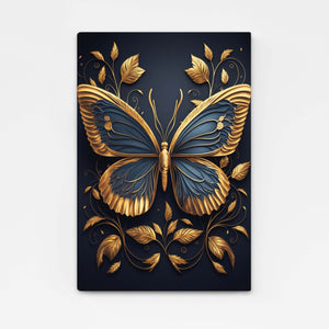 Tableau Papillon Moderne Doré | TableauDecoModerne®