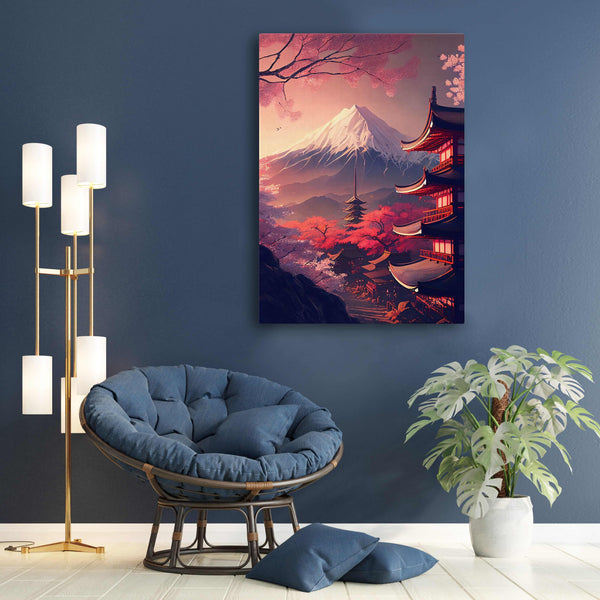 Tableau Paysage Japonais Aurore | TableauDecoModerne®