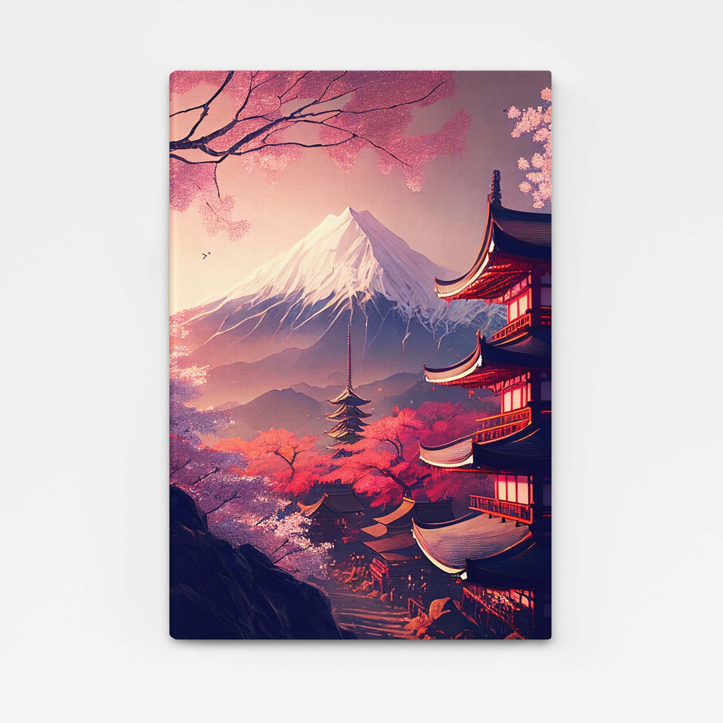 Tableau Paysage Japonais Aurore