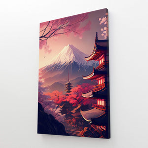 Tableau Paysage Japonais Aurore | TableauDecoModerne®