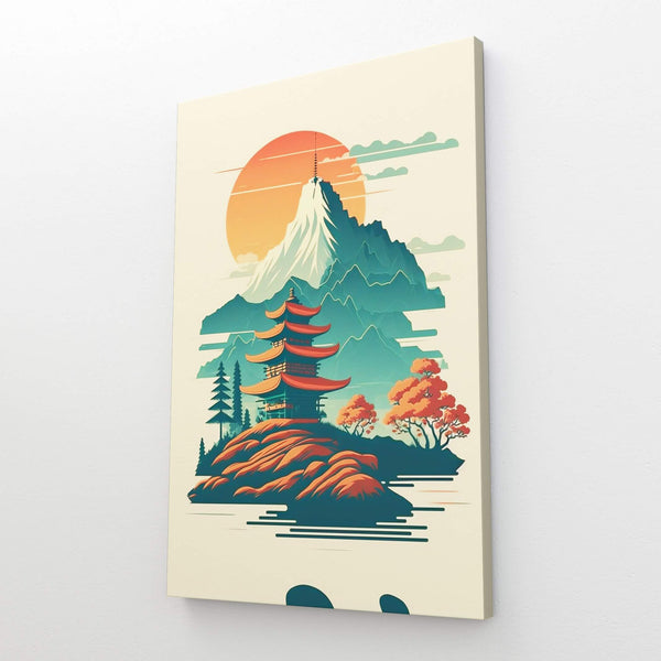 Tableau Paysage Japonais Minimaliste | TableauDecoModerne®