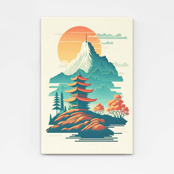 Tableau Paysage Japonais Minimaliste | TableauDecoModerne®