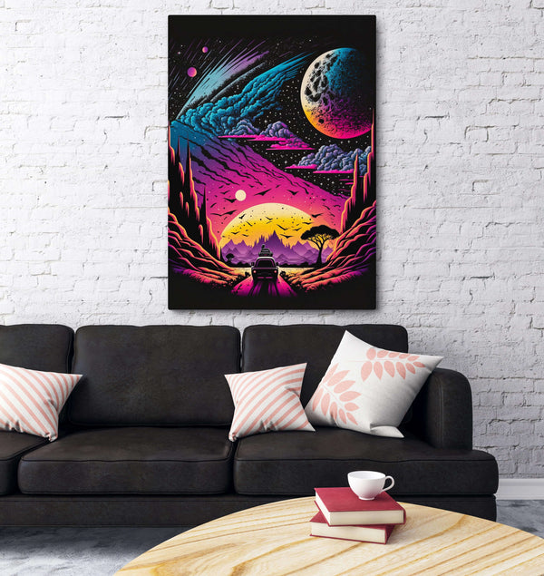 Tableau Paysage Moderne Lune | TableauDecoModerne®