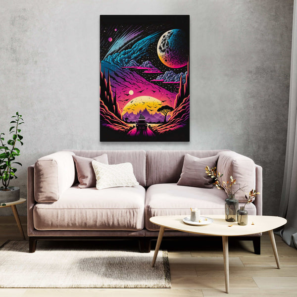 Tableau Paysage Moderne Lune | TableauDecoModerne®