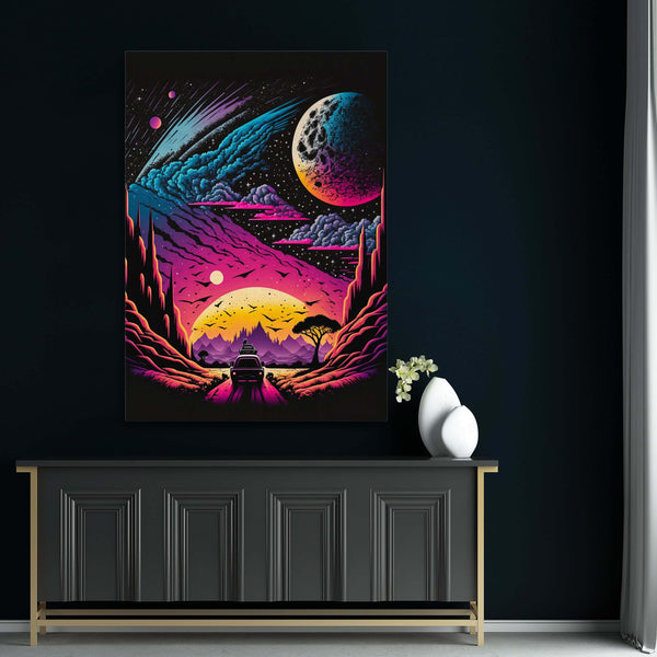 Tableau Paysage Moderne Lune | TableauDecoModerne®