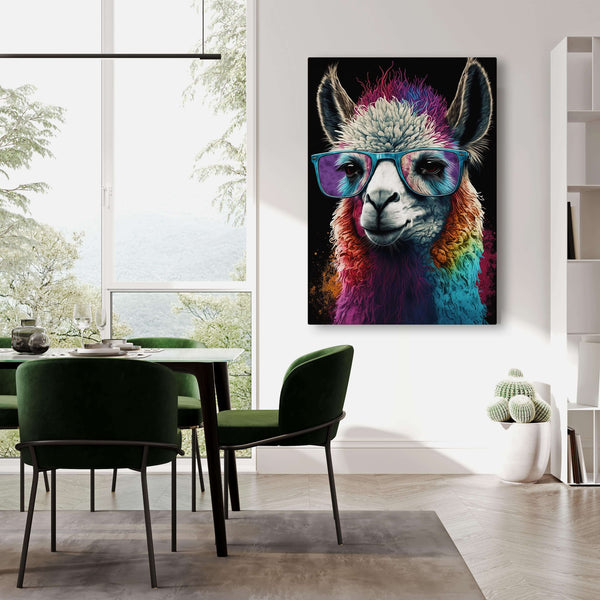 Tableau Pop Art Lama | TableauDecoModerne®