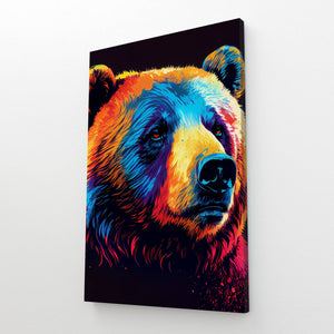 Tableau Pop Art Ours | TableauDecoModerne®