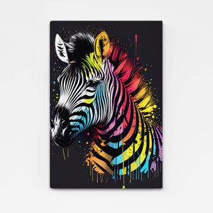 Tableau Pop Art Zebre | TableauDecoModerne®