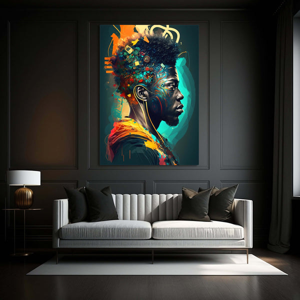 Tableau Portrait Africain | TableauDecoModerne®