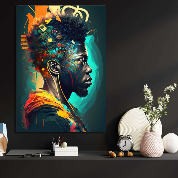 Tableau Portrait Africain | TableauDecoModerne®
