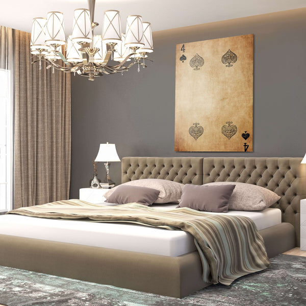 Tableau Quatre de Pique Vintage | TableauDecoModerne®