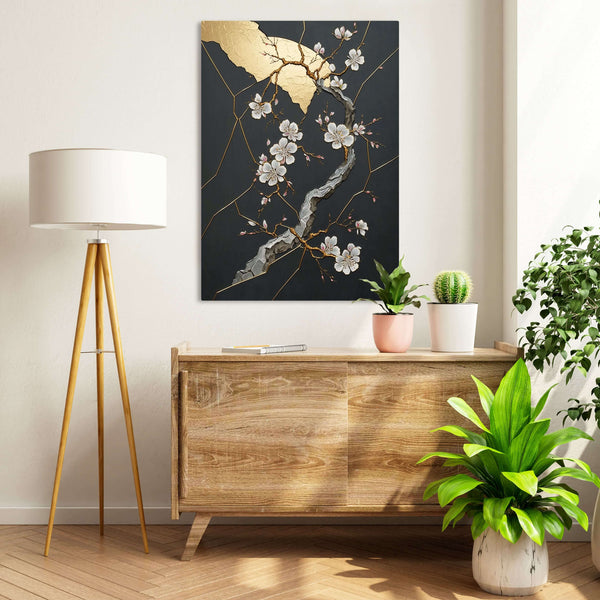 Tableau Sakura Abstrait | TableauDecoModerne®