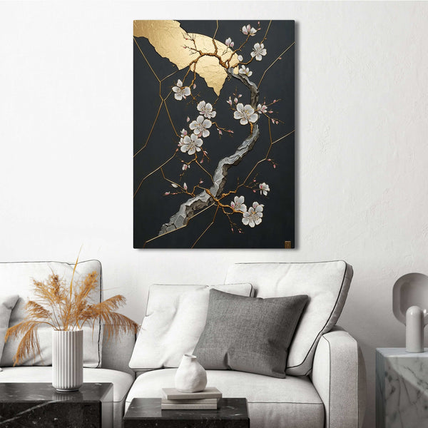 Tableau Sakura Abstrait | TableauDecoModerne®