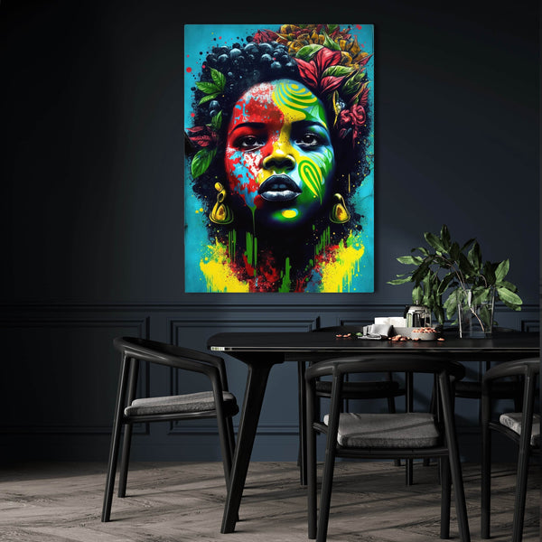 Tableau Street Art Femme | TableauDecoModerne®